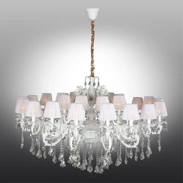 Люстра Omnilux OML-30807-27 BACH — белый, ракурс 3