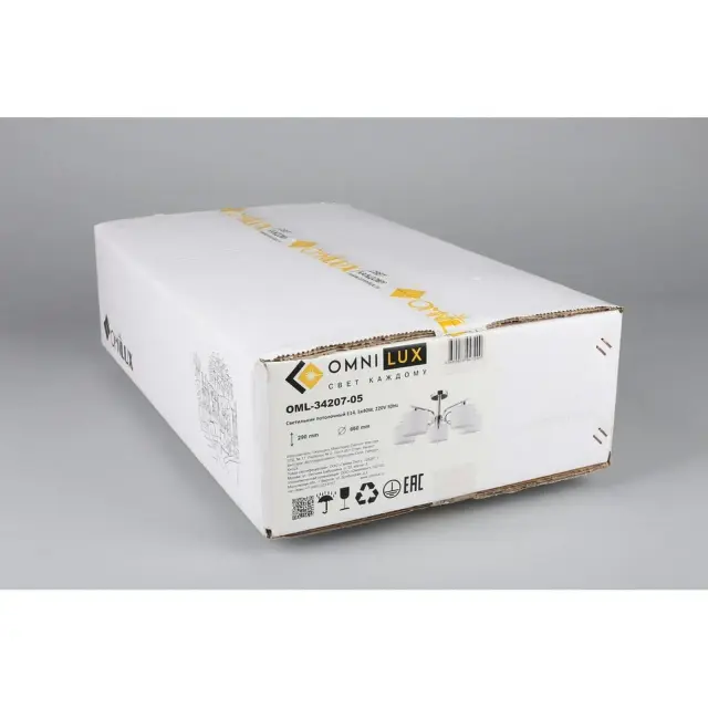 Люстра Omnilux OML-34207-05 NEVIANO — хром, ракурс 10