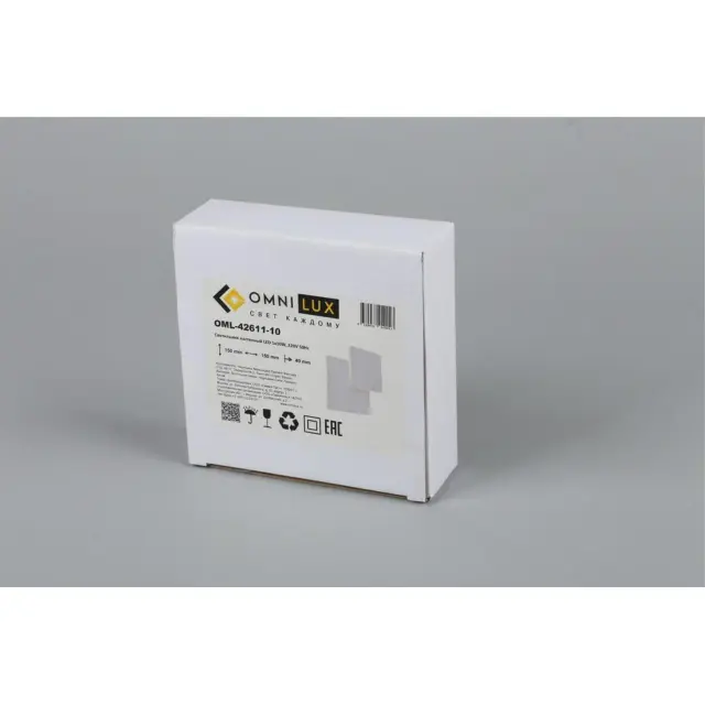 Бра Omnilux OML-42611-10 BANBURY — белый, ракурс 4