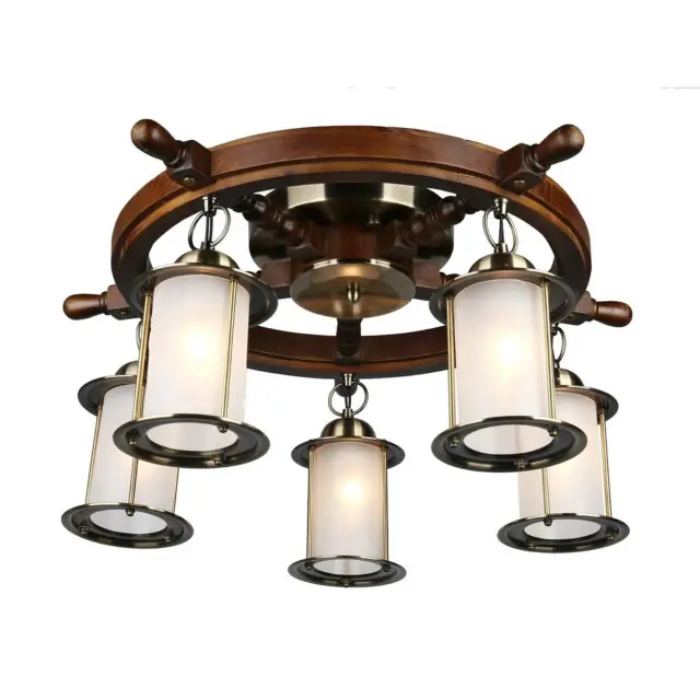 Светильник Omnilux OML-50307-05 FLOK — белый