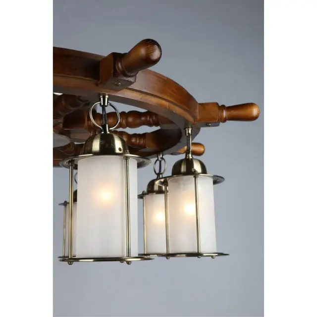 Люстра Omnilux OML-50307-08 FLOK — белый, ракурс 5