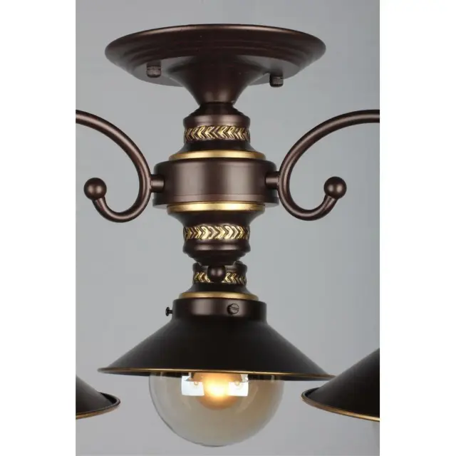 Люстра Omnilux OML-50407-03 FARTOL — коричневый, ракурс 4