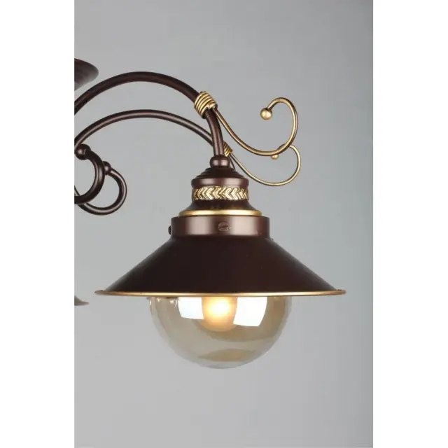 Люстра Omnilux OML-50407-05 FARTOL — коричневый, ракурс 5
