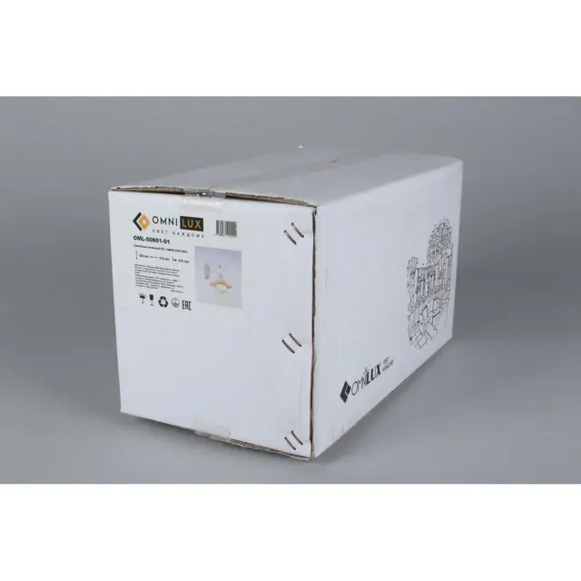 Бра Omnilux OML-50801-01 TORRI — белое золото, ракурс 5