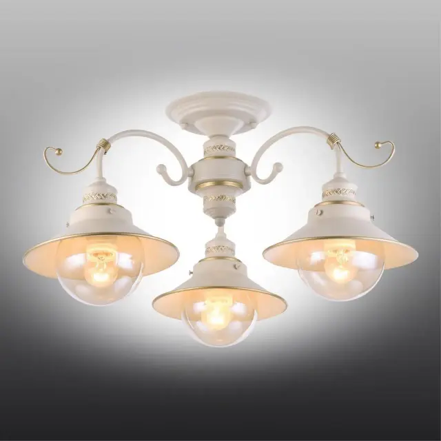 Люстра Omnilux OML-50807-03 TORRI — белое золото, ракурс 2