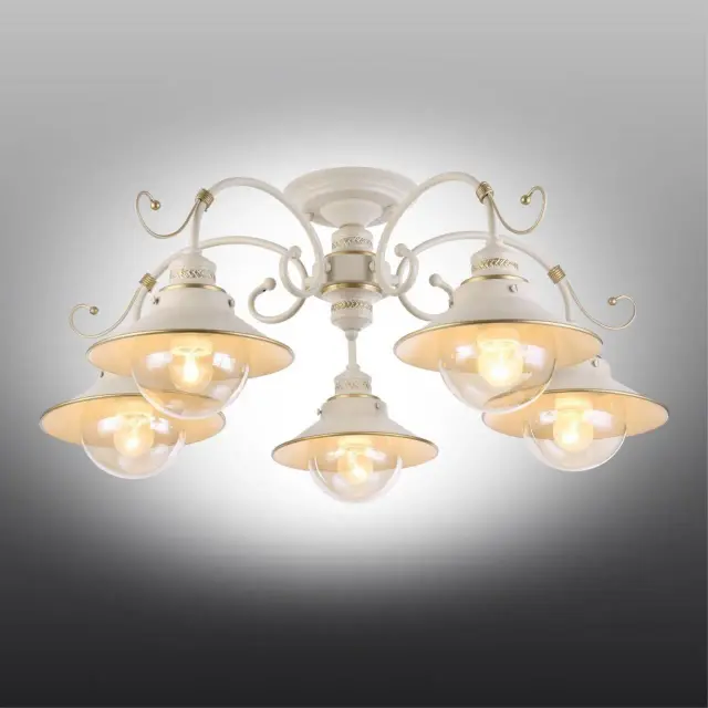 Люстра Omnilux OML-50807-05 TORRI — белое золото, ракурс 2