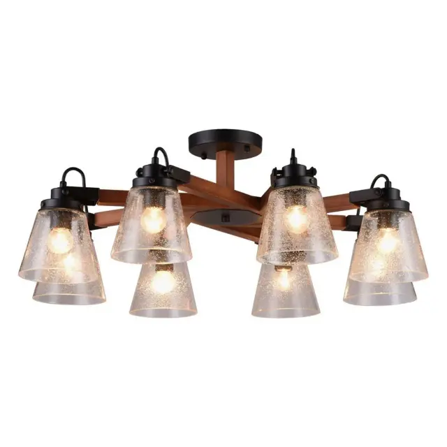 Люстра Omnilux OML-51007-08 BORGO — черный