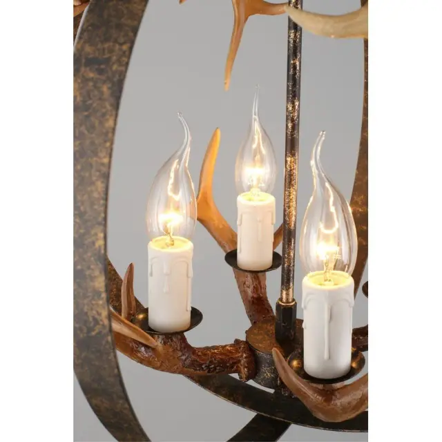 Люстра Omnilux OML-51906-04 LEPORANO — черный, ракурс 9