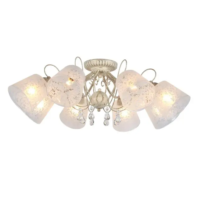 Люстра Omnilux OML-53007-08 ORUNE — белое золото