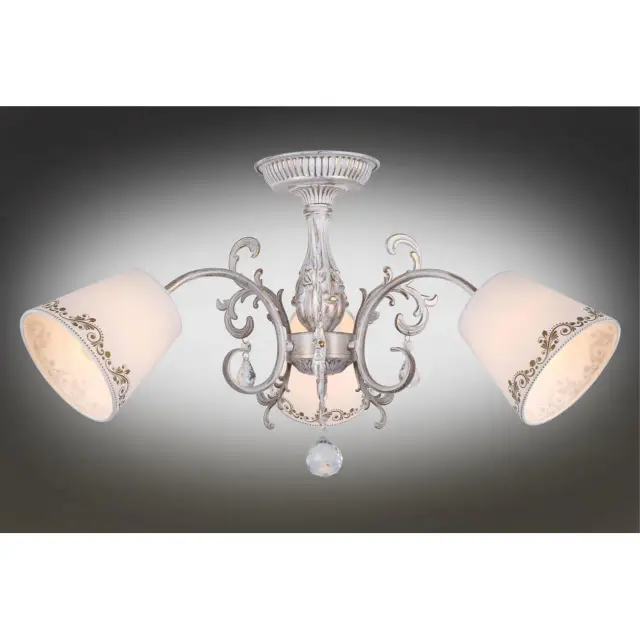 Люстра Omnilux OML-53707-03 PRIATU — белое золото, ракурс 2
