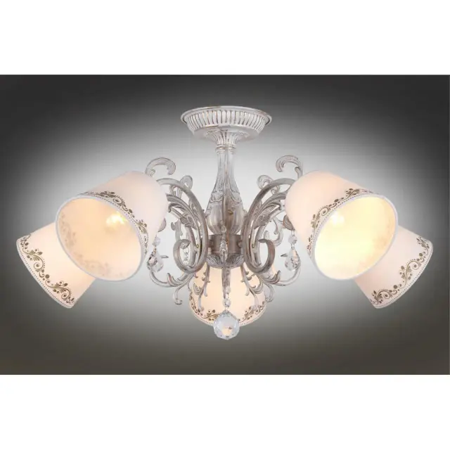 Люстра Omnilux OML-53707-05 PRIATU — белое золото, ракурс 2