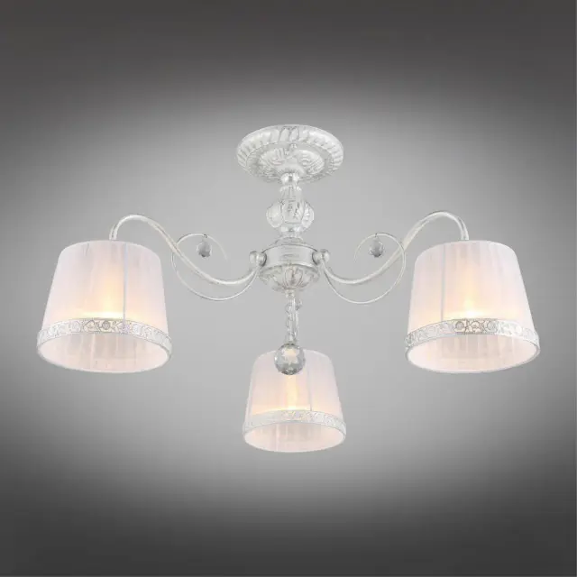 Люстра Omnilux OML-54117-03 CAMPOVAGLIO — белый, ракурс 2