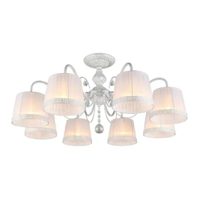Люстра Omnilux OML-54117-08 CAMPOVAGLIO — белый