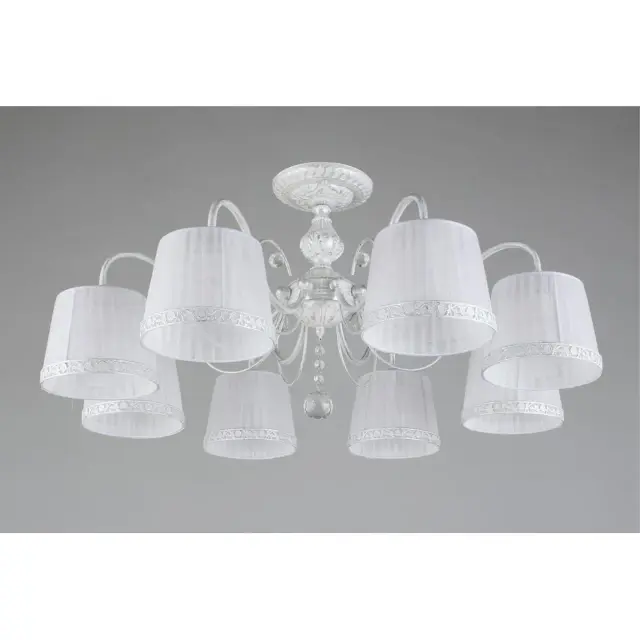Люстра Omnilux OML-54117-08 CAMPOVAGLIO — белый, ракурс 3
