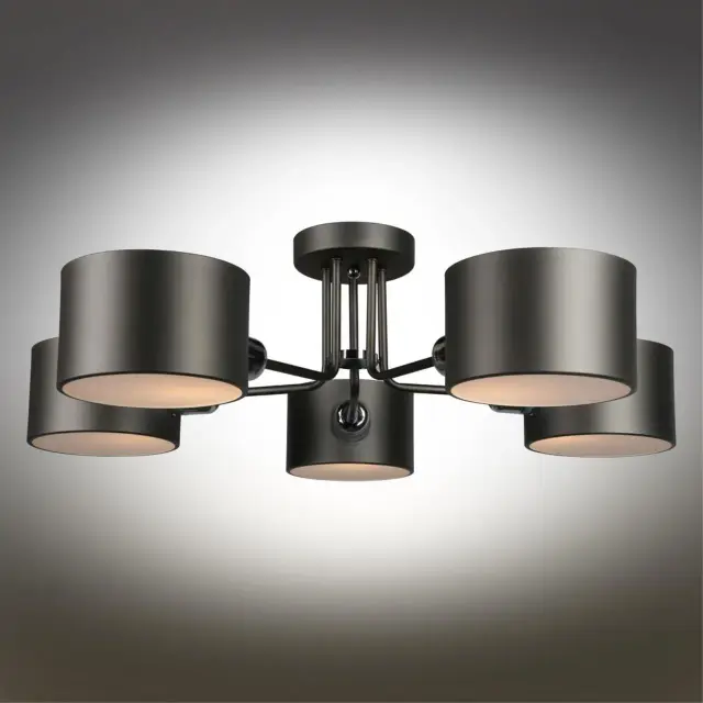 Люстра Omnilux OML-54507-05 LISERA — коричневый, ракурс 2