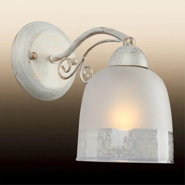 Бра Omnilux OML-54901-01 FERRARO — белое золото, ракурс 3