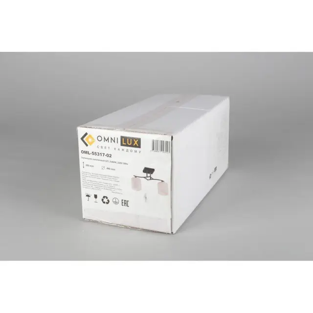 Светильник Omnilux OML-55317-02 PISTICCI — бронза, ракурс 4