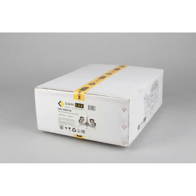 Люстра Omnilux OML-55803-05 ALASSIO — хром, ракурс 9
