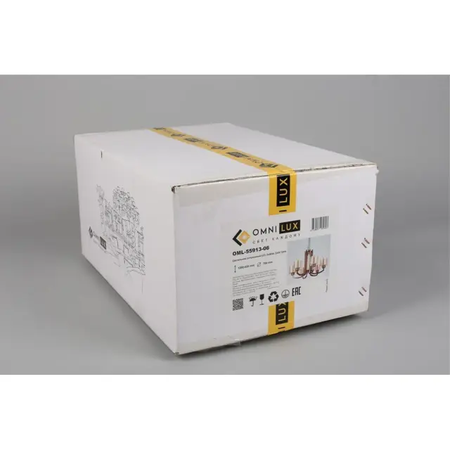 Люстра Omnilux OML-55913-06 ATESSA — бронза, ракурс 10