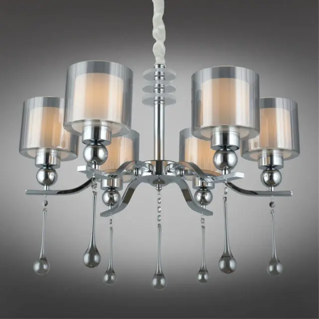 Люстра Omnilux OML-56003-06 GIARRE — хром, ракурс 2