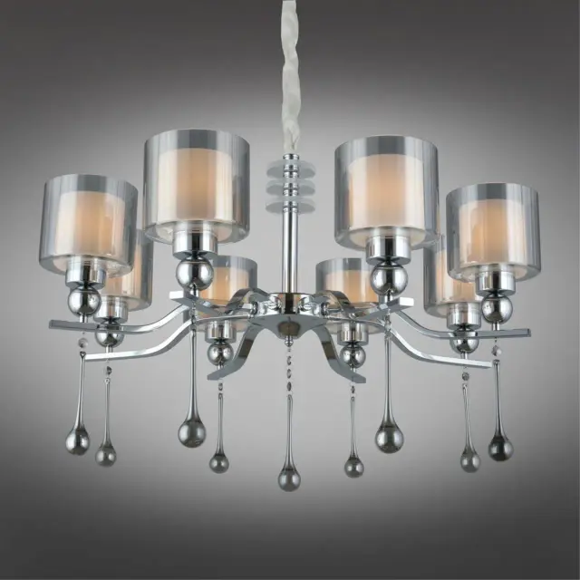 Люстра Omnilux OML-56003-08 GIARRE — хром, ракурс 2