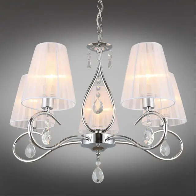 Люстра Omnilux OML-56203-05 MOLINELLA — хром, ракурс 2