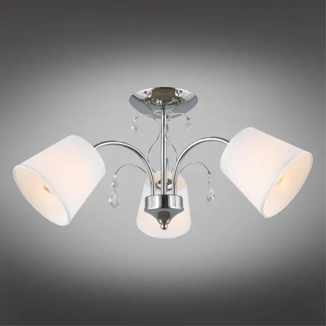 Люстра Omnilux OML-56307-03 NOVELLO — хром, ракурс 2