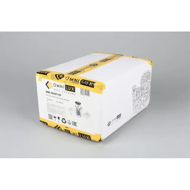 Люстра Omnilux OML-56307-05 NOVELLO — хром, ракурс 7