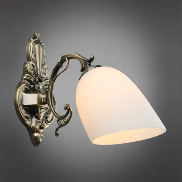 Бра Omnilux OML-56401-01 TELLARO — бронза, ракурс 2