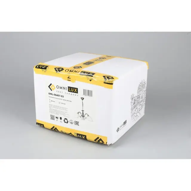Люстра Omnilux OML-56407-03 TELLARO — бронза, ракурс 8