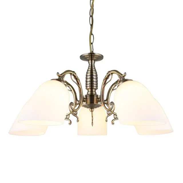 Люстра Omnilux OML-56407-05 TELLARO — бронза