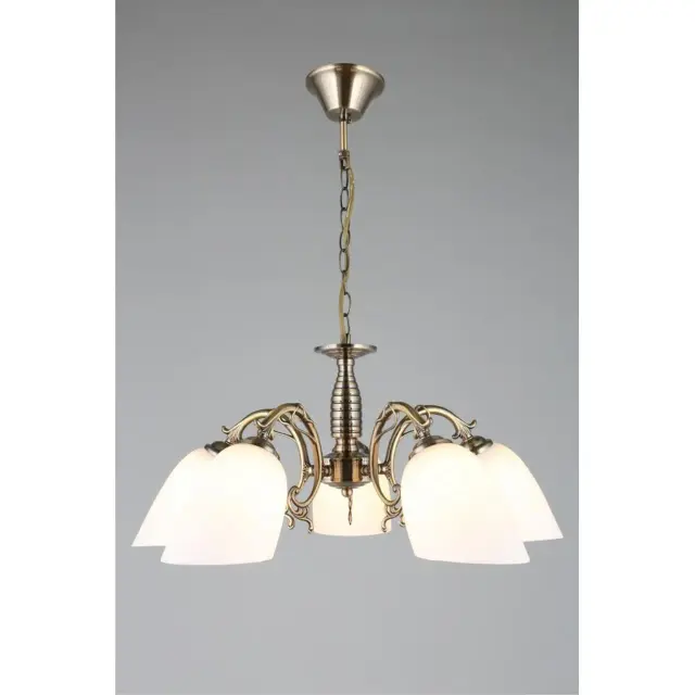 Люстра Omnilux OML-56407-05 TELLARO — бронза, ракурс 3