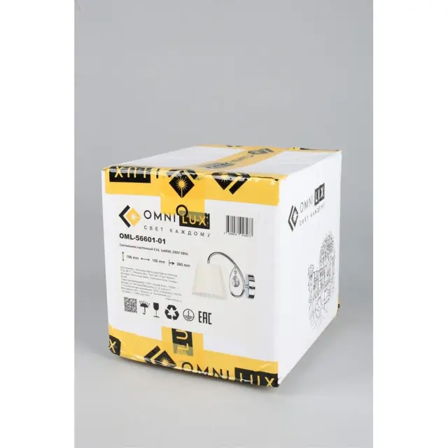 Бра Omnilux OML-56601-01 CARDILLO — хром, ракурс 5