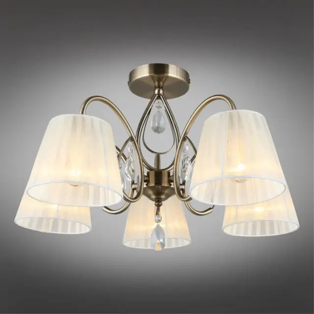 Люстра Omnilux OML-56617-05 CARDILLO — бронза, ракурс 2