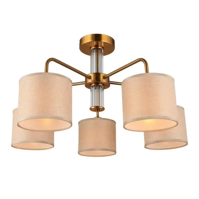 Люстра Omnilux OML-56907-05 BARUMINI — золотой