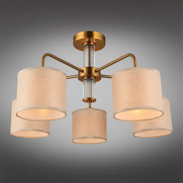 Люстра Omnilux OML-56907-05 BARUMINI — золотой, ракурс 2
