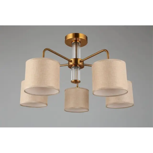 Люстра Omnilux OML-56907-05 BARUMINI — золотой, ракурс 3