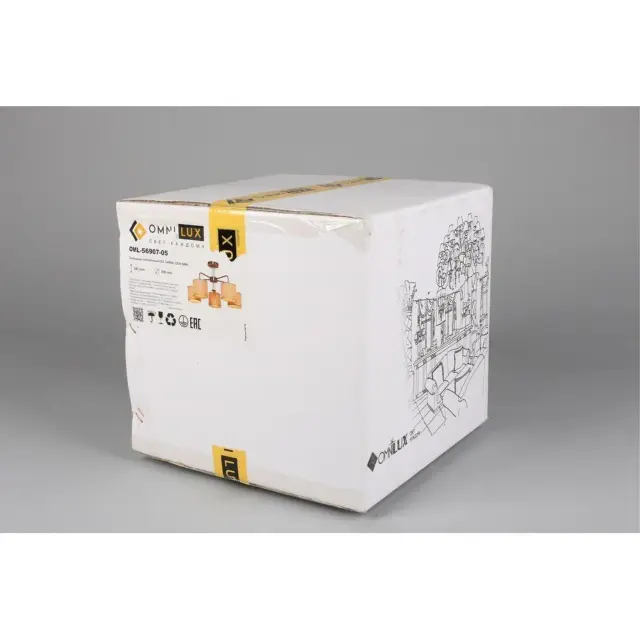 Люстра Omnilux OML-56907-05 BARUMINI — золотой, ракурс 9