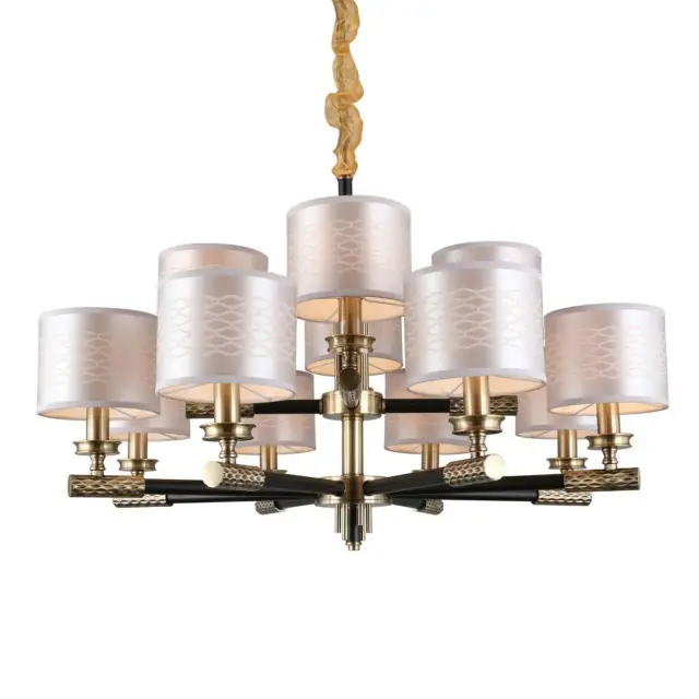 Люстра Omnilux OML-57303-12 ALBINIA — бронза