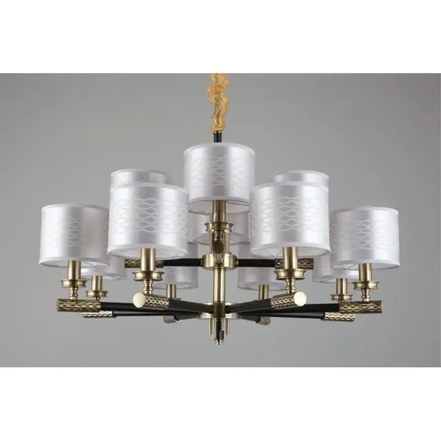 Люстра Omnilux OML-57303-12 ALBINIA — бронза, ракурс 5