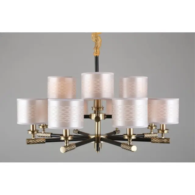 Люстра Omnilux OML-57303-12 ALBINIA — бронза, ракурс 6