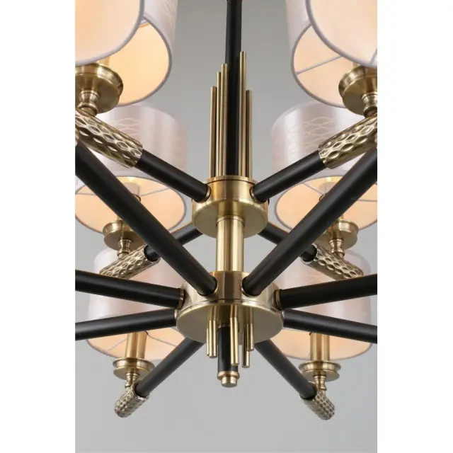 Люстра Omnilux OML-57303-12 ALBINIA — бронза, ракурс 8
