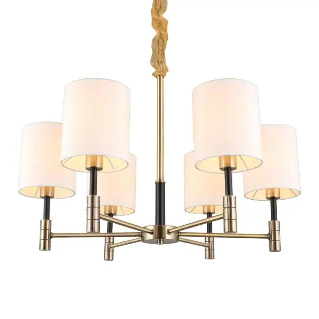 Люстра Omnilux OML-57503-06 MULAZZO — бронза