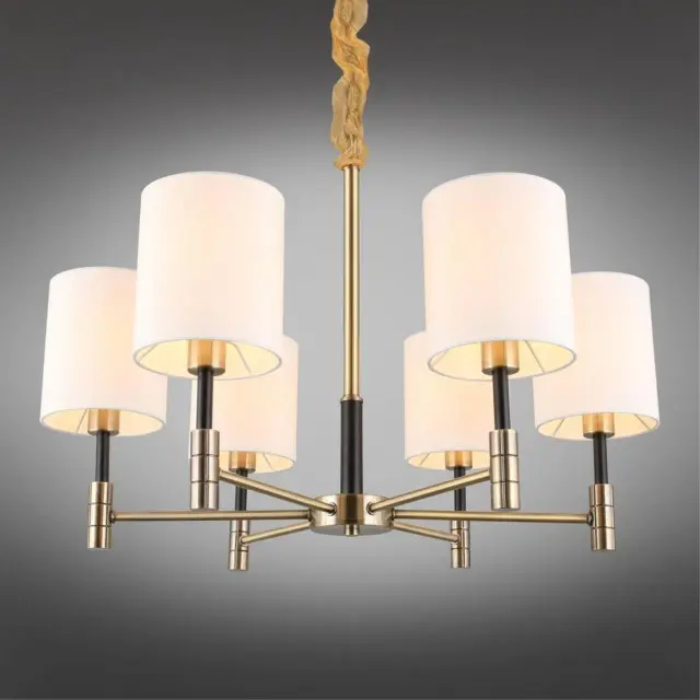 Люстра Omnilux OML-57503-06 MULAZZO — бронза, ракурс 3