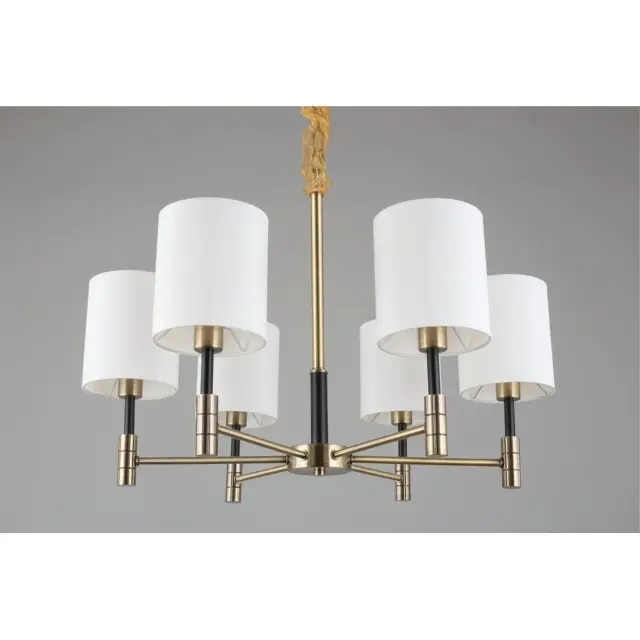 Люстра Omnilux OML-57503-06 MULAZZO — бронза, ракурс 5