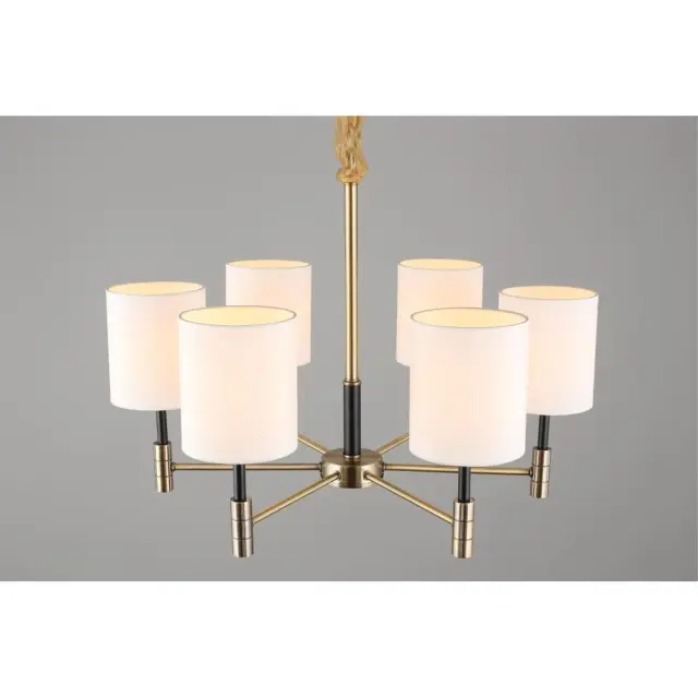 Люстра Omnilux OML-57503-06 MULAZZO — бронза, ракурс 7