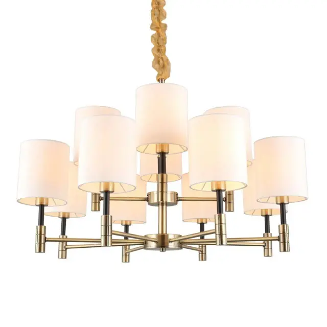 Люстра Omnilux OML-57503-12 MULAZZO — бронза