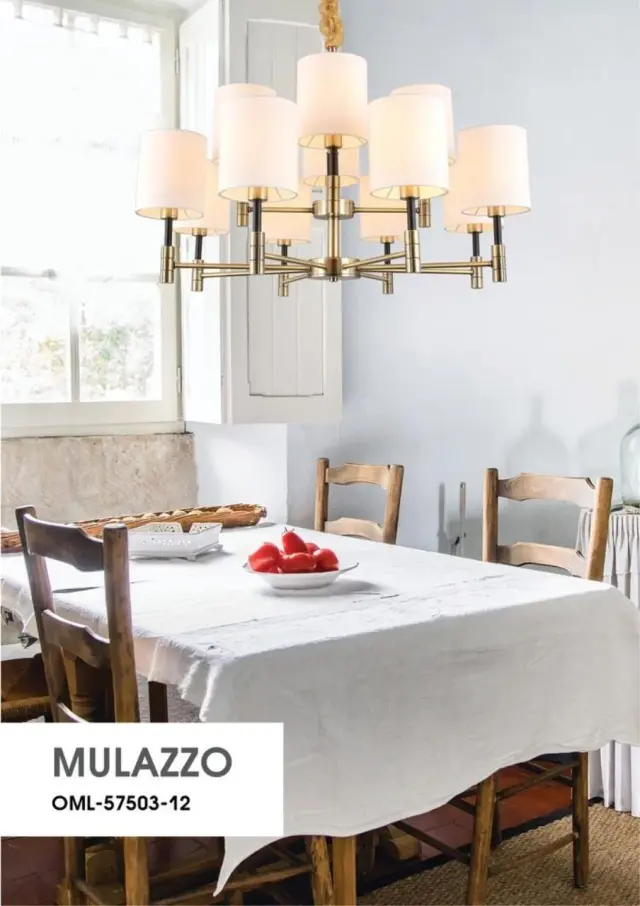 Люстра Omnilux OML-57503-12 MULAZZO — бронза, ракурс 4