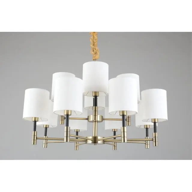 Люстра Omnilux OML-57503-12 MULAZZO — бронза, ракурс 6
