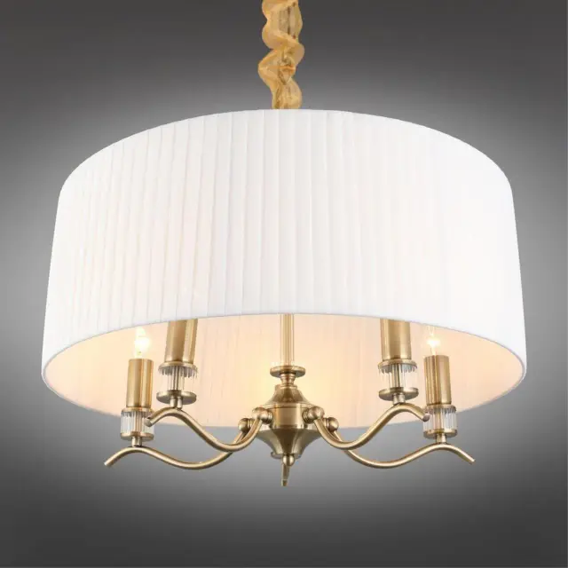 Люстра Omnilux OML-57606-05 MOLVENO — бронза, ракурс 3